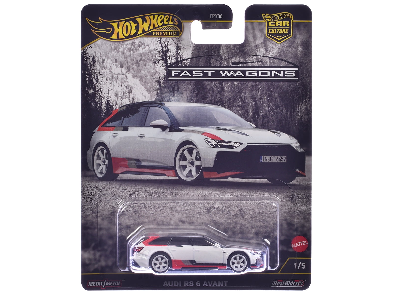"Fast Wagons" 5 piece Set "Car Culture" 2024 Series J Die Cast Model Cars by Hot Wheels