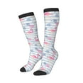thumbnail image 2 of Balery Flamingo And Pineapple Fun Novelty Socks Men'S Women'S Crew Socks Funny Crazy Novelty Socks Quirky And Cool Socks, 2 of 9