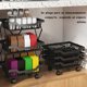 thumbnail image 3 of Frutero de Cocina Moderno 3 Niveles con Ruedas Bloqueables, Carrito Organizador Plegable de Metal para Frutas Verduras Alimentos Almacenamiento Multifuncional para Cocina Baño Dormitorio, 3 of 4