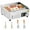 18 Inch Full Flat, variant on QinaQin 14-Inch/18-Inch/22-Inch/30-Inch Commercial Electric Grill Pans, 3000-Watt Countertop Flat Grill with Adjustable Temperature Control, Suitable for Restaurant, Kitchen, Food Cart, and Home Use