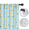 thumbnail image 4 of Blackout Kids Curtains,Cute Shiba Inu Childrens Insulated Curtains Set Of 2,Bedroom Essentials,Toddler Room Decor 42x54in(106x137cm), 4 of 4