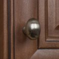 thumbnail image 5 of GlideRite 1.125 in. Classic Oval Cabinet Knobs, Satin Nickel, Pack of 5, 5 of 5