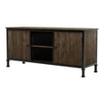 thumbnail image 4 of Furniture of America Madine TV Stand for TVs up to 66", Weathered Oak, 4 of 11