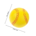 thumbnail image 2 of LITINKIMI 12Pcs Soft Yellow PU Baseballs Flexible Training Baseballs for Hand Eye Coordination, 2 of 6
