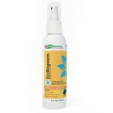 EcoRingworm Anti-Ringworm Spray for Dogs, 4-oz (Best Treatment For Dog Ringworm)