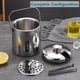thumbnail image 2 of Cubo de hielo aislado NQ acero inoxidable 1,3 L con tapa y Pinzas, 2 of 4