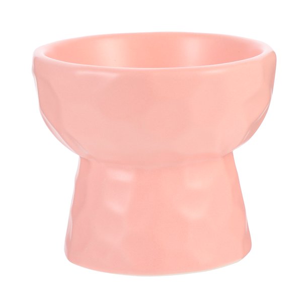 Cuenco de cerámica para comida de mascotas, recipiente sencillo para agua y perros, para gatos y bebederos.