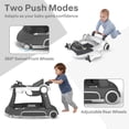 thumbnail image 3 of AILEEKISS 5-in-1 Musical Baby Walker with Wheels, Foldable Baby Walker for Boys Girls, Grey, 3 of 10