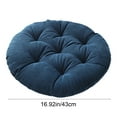 thumbnail image 4 of PPgejGEK Corduroy Chair Cushion Solid Color Seat Pad 40x40cm 16x16in Thickened Soft Filled for Kitchen Dining Patio Stool, 4 of 6