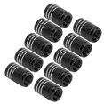 thumbnail image 2 of Tire Stem Valve , 10 Pieces Cool Design Dustproof Wheel Valve Covers  For SUVs Bikes Trucks Motorcycles Black, 2 of 8