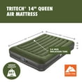 thumbnail image 6 of Ozark Trail Queen Air Mattress, Air Bed with Pump, 14 Inch Inflatable Air Mattress, Blow Up Bed, 6 of 21