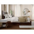 thumbnail image 6 of AFI Casanova King Solid Wood Platform Bed with Panel Footboard and Twin XL Trundle, Walnut, 6 of 15