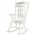 thumbnail image 2 of Monarch Specialties Rocking Chair In Antique White, Adults Use, 2 of 2