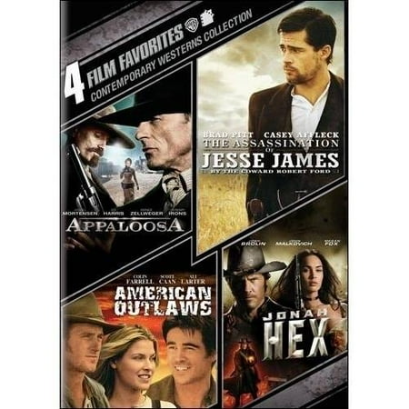 4 Film Favorites: Contemporary Westerns - Appaloosa / The Assassination Of Jesse James By The Coward Robert Ford / American Outlaws / Jonah Hex (Widescreen)