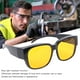 thumbnail image 3 of Gafas Resistentes A La Luz Azul, Gafas Duraderas De Radiación Con Lentes De Color Amarillo Oscuro Con Estuche Para Juegos De Computadora, 3 of 8