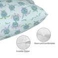 thumbnail image 3 of Fotbe Sea Turtle Funda de Almohada Decorativa Estilo Occidental, Lujo en Algodón, Fundas para Almohadas King, Cojín Estampado para Decoración del Hogar-14"x20", 3 of 6
