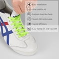 thumbnail image 3 of 2 pares Cordones de Silicona Cordones Elásticos para Adultos con 2 pares Shoelaces Hebilla Magnética Zapatillas Elásticas de Tenis Cordones Se Adapta a Todo Tipo de Zapatos, Colo Blanco, 3 of 7