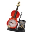thumbnail image 1 of Despertador De Violín Reloj Despertador De Mesa Con Función De Sacapuntas De Moda Retro Con Portalápices Y Diseño Inspirador Para Amantes De La Música, 1 of 8