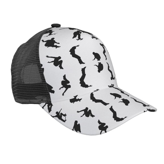 Runningway Cool Parkour Sports Extreme Snapback Trucker Hats Baseball Caps Adjustable Mesh Back Ball Caps For Men Women