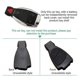 thumbnail image 5 of Car Key Protective Shell Case Compatible For S300 S350 E260 C200 Glk300 Ml350 B200 Key Back Cover Automotive Accessories, 5 of 5