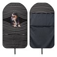 thumbnail image 3 of FUIALDOLG Terry Cloth Car Seat Cover Machine Washable, Compatible with Truck Seat Van, Bucket Seat Protector Fit for Sedan Vehicle, Bernese Mountain Dog Print 1 Pack, 3 of 3