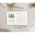 thumbnail image 4 of Inkdotpot 50 Blank RSVP Cards With White Envelopes Pine Tree 4"x6" Response Cards-RSVP Reply Card For Wedding-Bridal Shower-Baby Shower-Rehearsal Dinner, 4 of 7