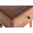 thumbnail image 3 of Starlight Canyon Home Mid Century Modern Nightstand, Walnut Wood Bedside Table With Drawer, 3 of 8
