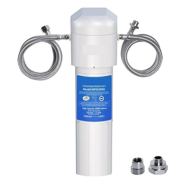Under Sink Drinking Water Filter Purifier Direct Connect Under Counter Drink Water Filtration System ,Easy to Install