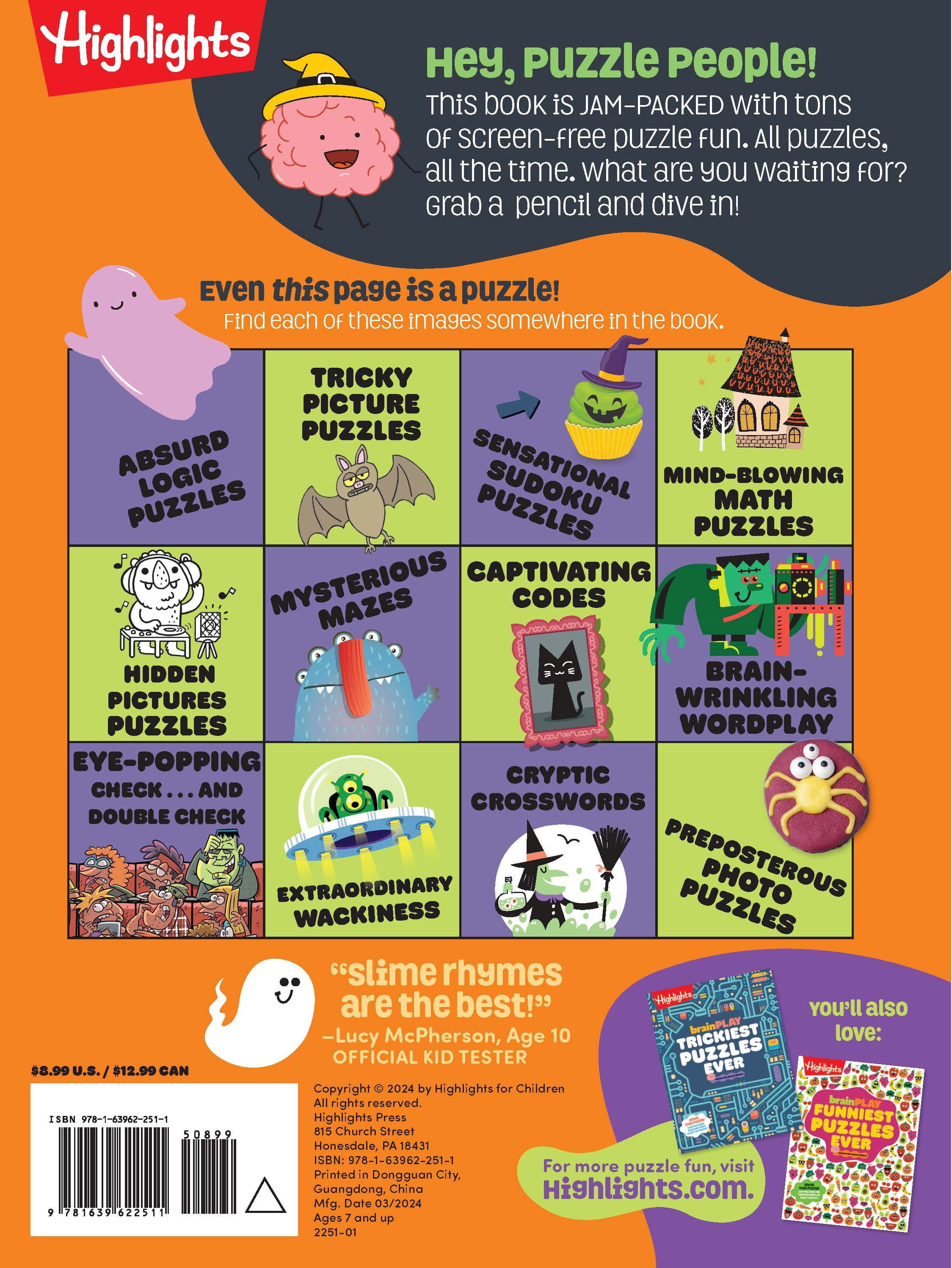 BrainPLAY Halloween Puzzles: Over 200 Spell-Binding Mazes