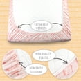 thumbnail image 3 of 3-Pack Mini Crib Sheets – 100% Cotton, Soft & Breathable Fitted Sheets for Pack and Play & Mini Cribs (38” x 24” x 5”), 3 of 6