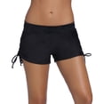 thumbnail image 1 of Soidarity Pantalones cortos de natación Pantalones de playa transpirables Pantalones recortados Absorción de sudor de secado rápido Traje de pierna Deportes acuáticos Negro SG Soidarity OD020845-04B, 1 of 5