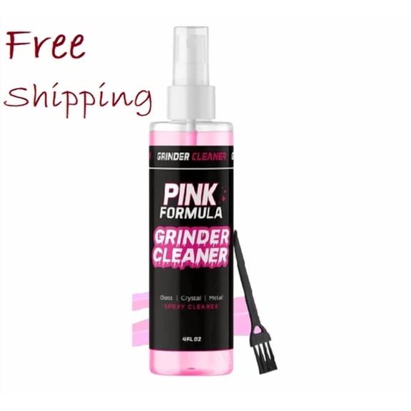 Pink Formula 420 Herb & Spice Grinder Cleaner (Brush Included), 4Oz