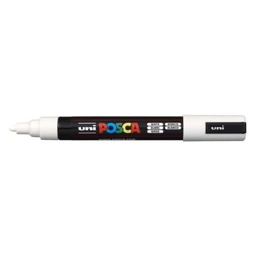 Marcador Posca PC-1M Blanco Punta Fina 0.7 mm