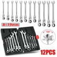 thumbnail image 2 of Mechanic's Best Friend, Chrome Vanadium Steel Ratchet Wrench Set, Flexible Tools For Complex Jobs And Precision Work, Storage Organizer Box Maintains Orderly Storage, 2 of 5