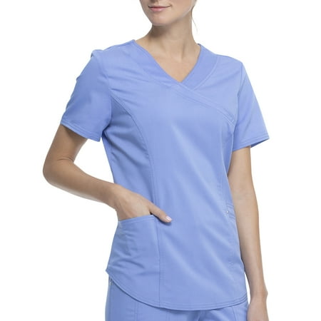 

Scrubstar Short Sleeve Mock Neck Wrap Scrub Top (Women s) 1 Count 1 Pack