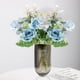 thumbnail image 5 of Flor artificial de imitación de rosa para decoración del hogar, boda, pared de flores de mano, 5 of 5