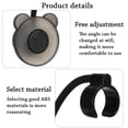 thumbnail image 5 of Household Wall Mounted Adhesive Bathroom Shower Stand Hair Dryer Rack Washroom Storage Holder Hairdryer Organizer Shelf GREEN, 5 of 8