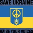 thumbnail image 3 of CafePress - Save Ukraine Raise Your Voices Womens Tri Blend T - Womens Tri-blend T-Shirt, 3 of 4