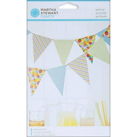 Modern Festive Garland Makes 1-Pennant, Pk 3, Martha Stewart