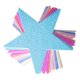thumbnail image 1 of KAKOWELY 80 estrellas de papel decorativas para fiestas de cumpleaños, adornos brillantes en forma de estrella., 1 of 5