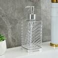 thumbnail image 6 of YIMWNYI Shower Gel Shampoo Hand Soap Press Storage Bottle, Liquid Dispenser, Refillable Hand Soap Container, Multi-Purpose Liquid Soap Bottle, Bathroom Kitchen Countertop Dispenser, Durable Plastic, 6 of 6