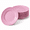 Pink, variant on White Beaded Embossed Dinner Plates Set of 6, 11 Inch Unbreakable Dinnerware for Indoor Outdoor Use