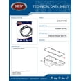 thumbnail image 2 of Oil Pan Gasket Black Detroit Diesel S60 12.7L/14L (23539104), 2 of 3