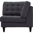thumbnail image 2 of Sofa Couch, Grey Gray, Fabric, Living Kitchen Cafe Bistro Hospitality Restaurant, Modern Contemporary HB33088, 2 of 3