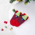 thumbnail image 2 of Odeerbi Christmas Socks For Family Kids Non-Slip Socks Home Floor Socks Coral Fleece Warm Parent-child Socks, 2 of 3