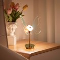 thumbnail image 4 of Lámpara de cabecera inalámbrica Luz de interruptor táctil de 3 colores para decoración del hogar (mariposa), 4 of 8