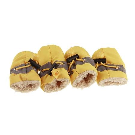 

XM Culture 4Pcs/Set Pet Dog Puppy Non-Slip Soft Shoes Covers Rain Boots Footwear for Home