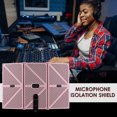 thumbnail image 2 of Amdohai 3-door Professional Studio Recording Microphone Isolation Shield Folding Pop, 2 of 8