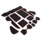 thumbnail image 3 of 13PCS Interior Antideslizante Antipolvo Portavasos Insertos Consola Central Forro Juego de Alfombrillas Textura 3D Antideslizante Arañazos Reemplazo para 2019-2021 ANGGREK Otros, 3 of 8