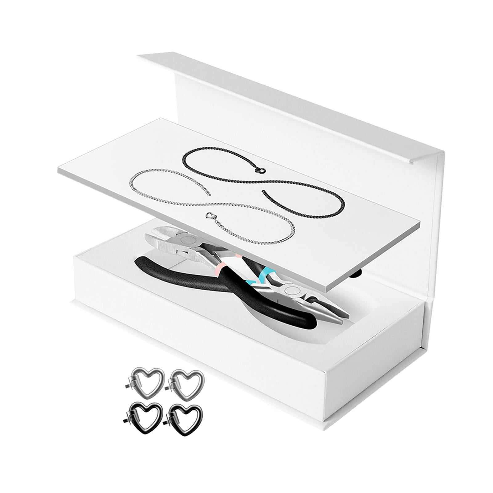 Milageto Permanent Bracelet Kit Bracelet Making for Couples for Summer Valentines Black 1